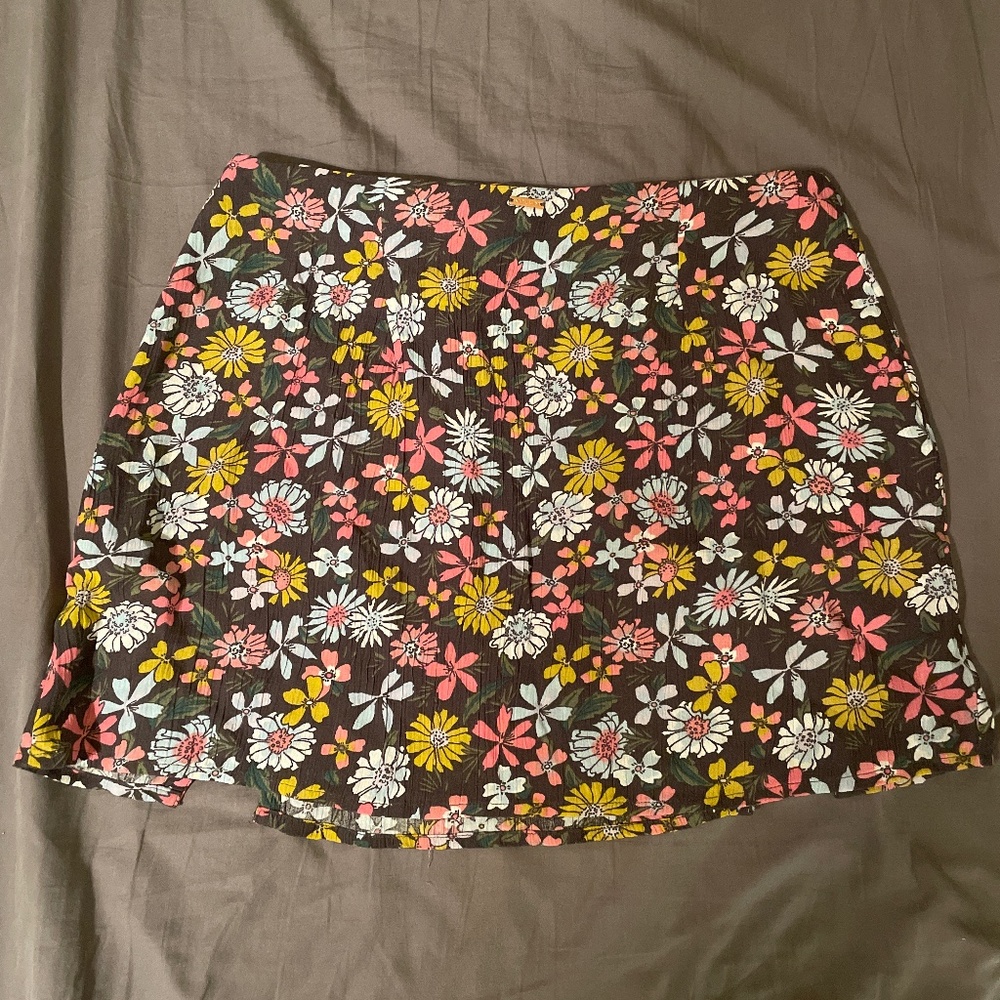 Volcom Mini Flower Multicolored Skirt